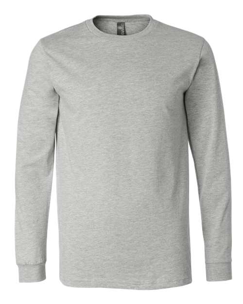 BELLA + CANVAS 3501CVC Heather CVC Long Sleeve Tee for custom printing in Montreal