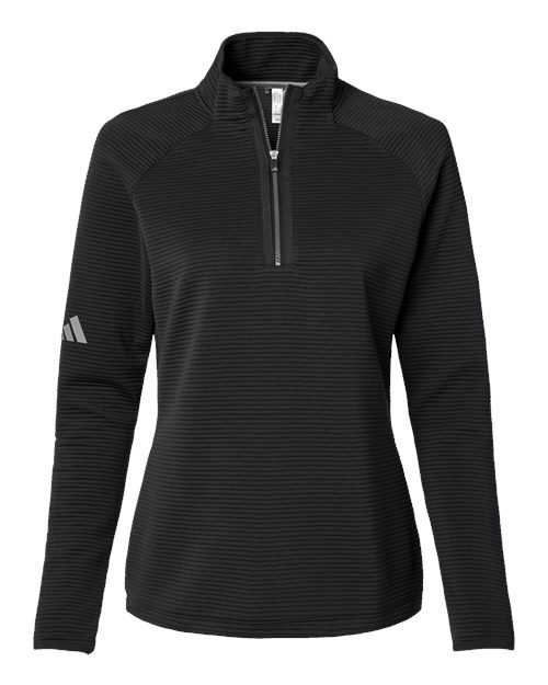 Adidas A589 Women's Spacer Quarter-Zip Pullover for custom printing in Montreal