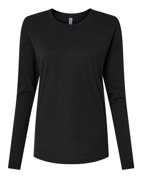 Next Level 3911 Women's Cotton Relaxed Long Sleeve T-Shirt for custom printing in Montreal