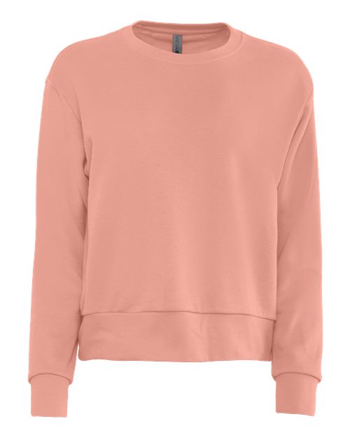 Next Level 9084 Women's Laguna Sueded Crewneck Sweatshirt for custom printing in Montreal