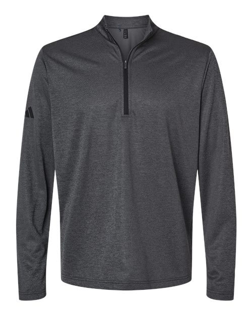 Adidas A593 Men's Space Dyed Quarter-Zip Pullover for custom printing in Montreal