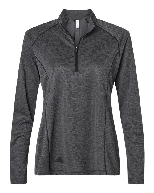 Adidas A594 Women's Space Dyed Quarter-Zip Pullover for custom printing in Montreal
