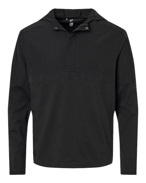 Adidas A607 Men's Half-Zip Hooded Anorak for custom printing in Montreal