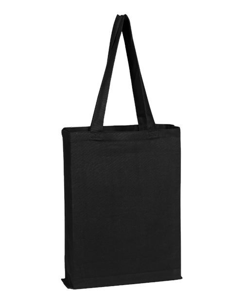 Q-Tees Q800GS Canvas Gusset Promotional Tote for custom printing in Montreal