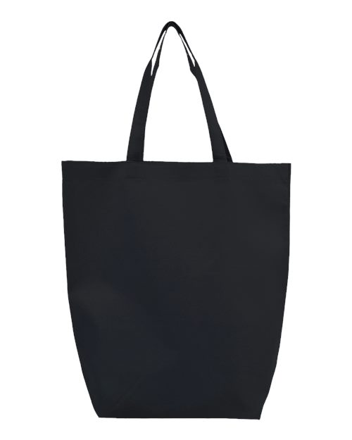 Q-Tees Q1251 Non-Woven Gusset Bottom Tote for custom printing in Montreal
