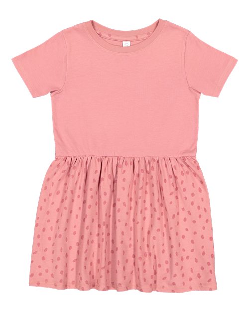 Rabbit Skins 5333 Toddler Fine Jersey Dress for custom printing in Montreal