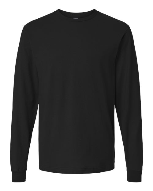 M&O 4501 Fine Jersey Long Sleeve T-Shirt for custom printing in Montreal
