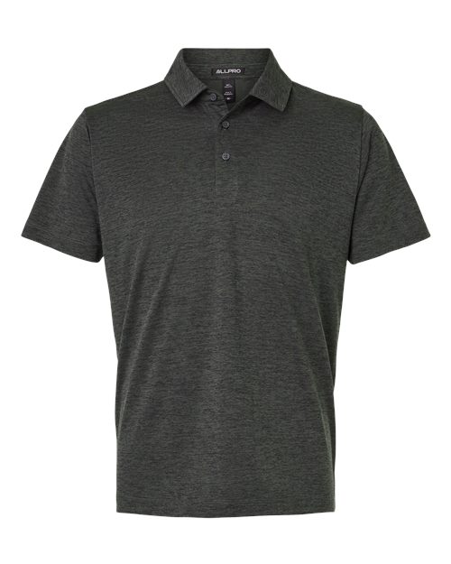 AllPro 4HM00 Men's Pro-Lock Performance Mélange Polo for custom printing in Montreal