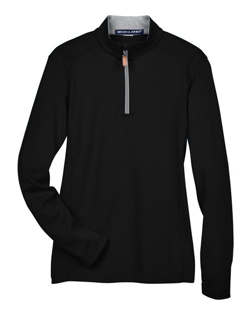 Devon & Jones DG479W Women's DRYTEC20™ Performance Quarter-Zip Pullover for custom printing in Montreal
