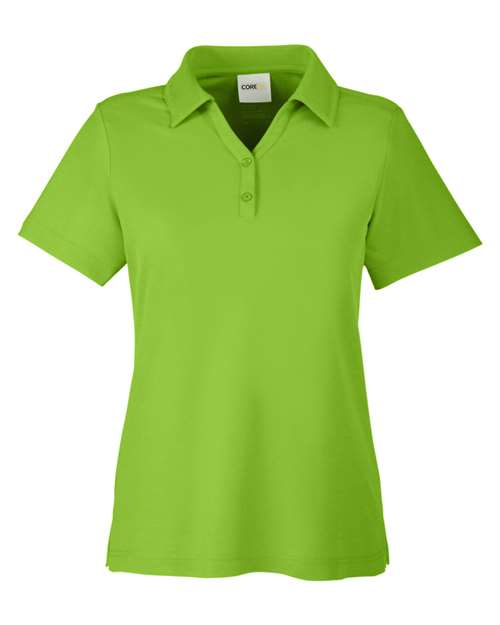 CORE365 CE112W Women's Fusion ChromaSoft™ Pique Polo for custom printing in Montreal