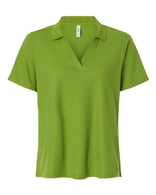 CORE365 CE106W Women's Resolve CVC Performance Pique Polo for custom printing in Montreal