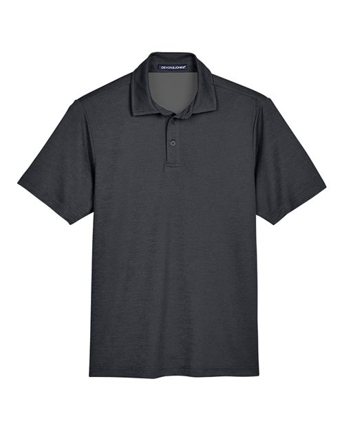 Devon & Jones DG22 Men's CrownLux Performance® Address Mélange Polo for custom printing in Montreal