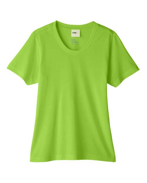 CORE365 CE111W Women's Fusion ChromaSoft™ Performance T-Shirt for custom printing in Montreal
