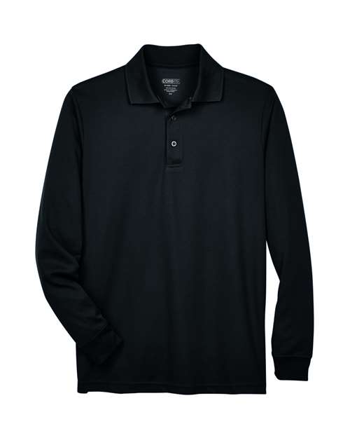 CORE365 88192 Men's Pinnacle Performance Long Sleeve Piqué Polo for custom printing in Montreal