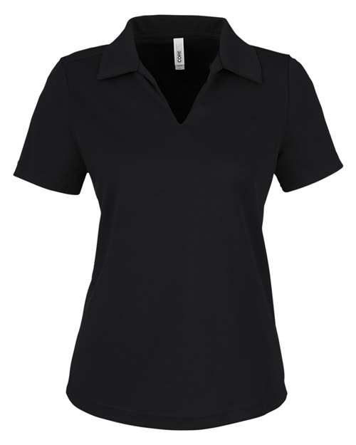 CORE365 CE104W Women's Market Snag Protect Mesh Polo for custom printing in Montreal