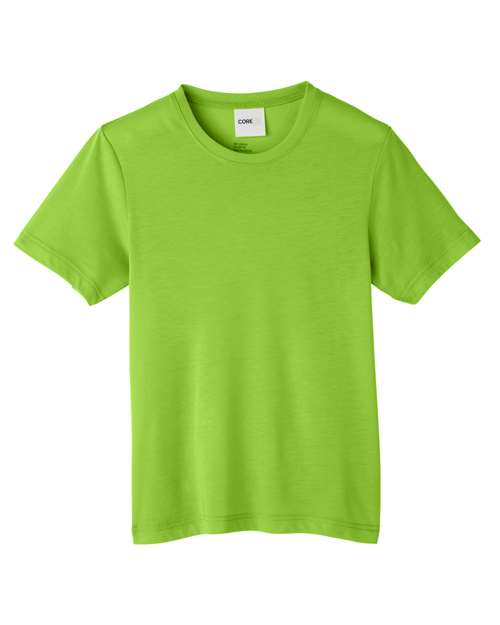 CORE365 CE111Y Youth Fusion ChromaSoft™ Performance T-Shirt for custom printing in Montreal