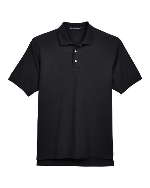 Devon & Jones D100 Men's Pima Piqué Polo for custom printing in Montreal