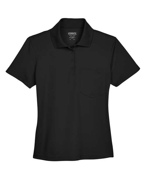 CORE365 78181P Women's Origin Performance Piqué Polo with Pocket for custom printing in Montreal