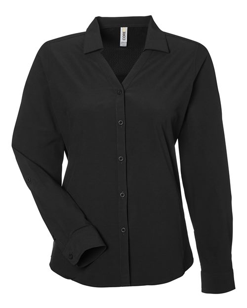 CORE365 CE510LW Women's Ultra UVP® Marina Shirt for custom printing in Montreal