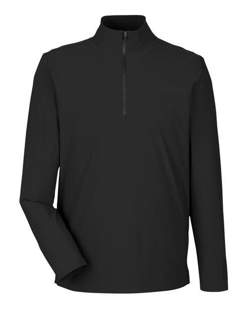 Devon & Jones DG410 Men's CrownLux Performance® Windsor Welded Quarter-Zip Pullover for custom printing in Montreal
