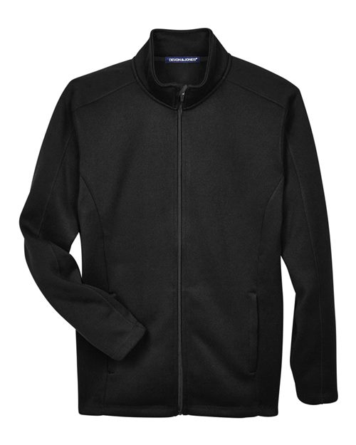 Devon & Jones DG793 Men's Bristol Full-Zip Sweater Fleece Jacket for custom printing in Montreal