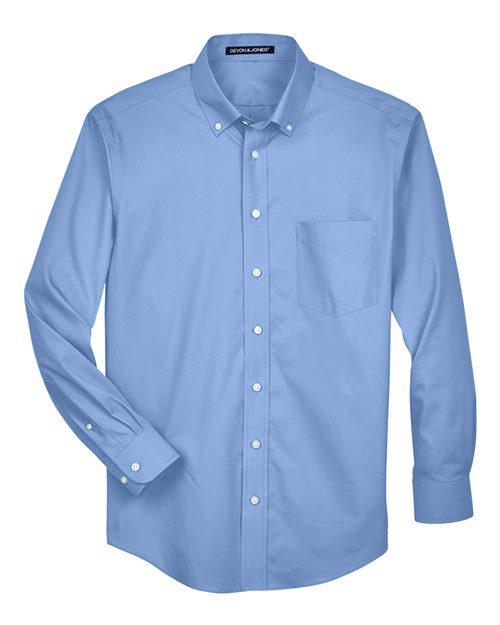 Devon & Jones D630 Men's Crown Collection® Oxford Woven Dress Shirt for custom printing in Montreal