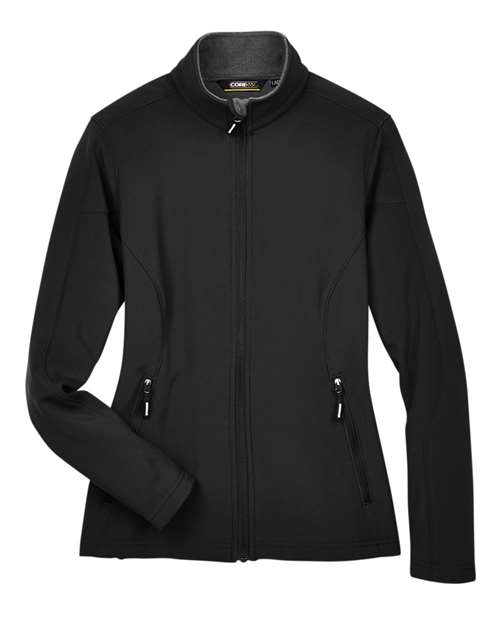 CORE365 78184 Women's Cruise Two-Layer Fleece Bonded Soft Shell Jacket for custom printing in Montreal