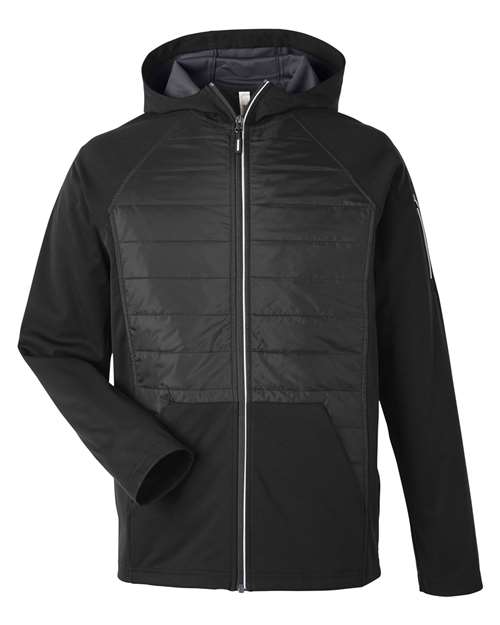 CORE365 CE808 Unisex Techno Lite Hybrid Hooded Jacket for custom printing in Montreal