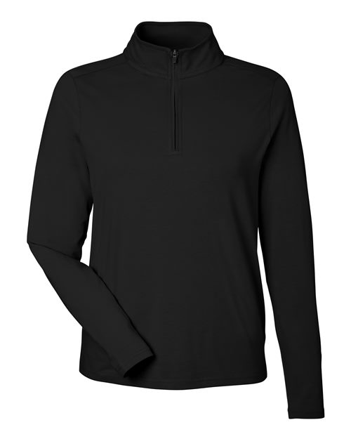 Devon & Jones DG425W Women's Raleigh Stretch Quarter-Zip Pullover for custom printing in Montreal