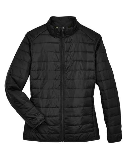 CORE365 CE700W Women's Prevail Packable Puffer Jacket for custom printing in Montreal
