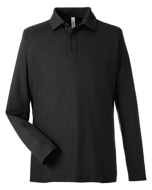 CORE365 CE112L Men's Fusion ChromaSoft™ Long Sleeve Pique Polo for custom printing in Montreal