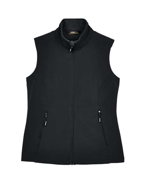 CORE365 CE701W Women's Cruise Two-Layer Fleece Bonded Soft Shell Vest for custom printing in Montreal