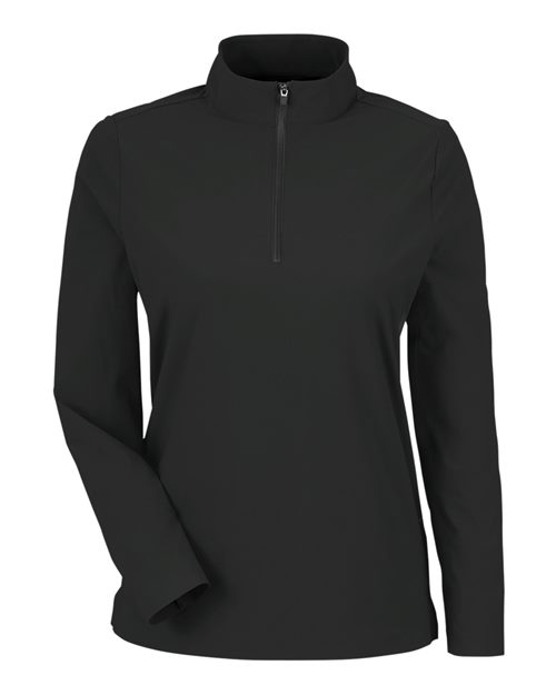 Devon & Jones DG410W Women's CrownLux Performance® Windsor Welded Quarter-Zip Pullover for custom printing in Montreal