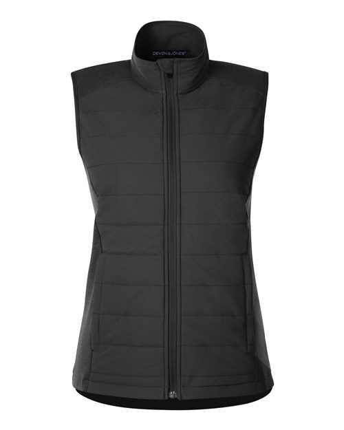 Devon & Jones DG706W Women's New Classics® Charleston Hybrid Vest for custom printing in Montreal