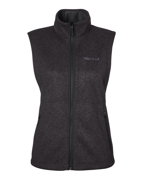 Marmot M16251 Women's Drop Line Fleece Vest for custom printing in Montreal