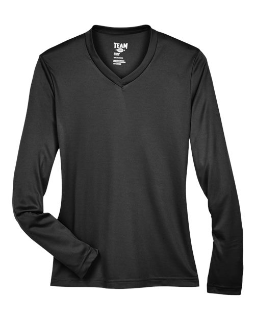 Team 365 TT11WL Women's Zone Performance Long Sleeve T-Shirt for custom printing in Montreal