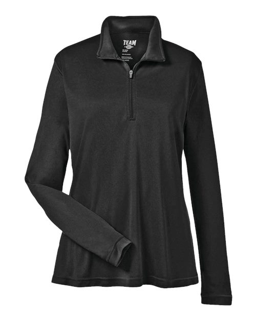 Team 365 TT31W Women's Zone Performance Quarter-Zip Pullover for custom printing in Montreal