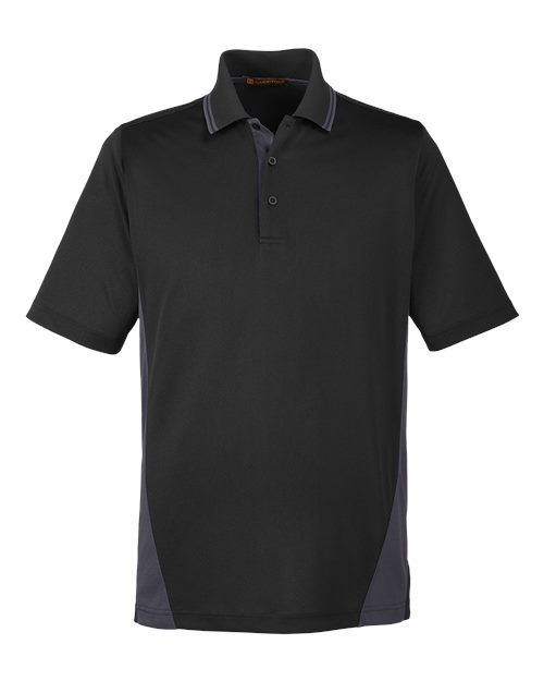 Harriton M386 Men's Flash Snag Protection Plus IL Colorblock Polo for custom printing in Montreal