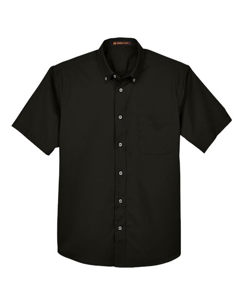 Harriton M500S Men's Easy Blend™ Twill Dress Shirt with Stain-Release for custom printing in Montreal