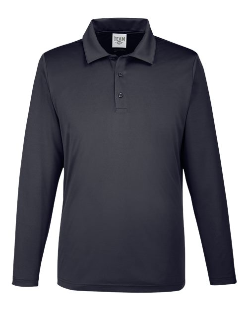 Team 365 TT51L Men's Zone Performance Long Sleeve Polo for custom printing in Montreal