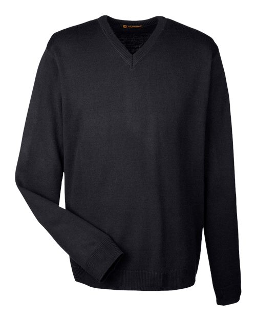 Harriton M420 Men's Pilbloc™ V-Neck Sweater for custom printing in Montreal