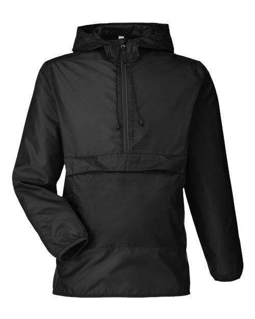 Team 365 TT77 Unisex Zone Protect Packable Anorak Jacket for custom printing in Montreal
