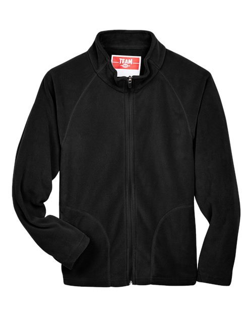 Team 365 TT90Y Youth Campus Microfleece Jacket for custom printing in Montreal