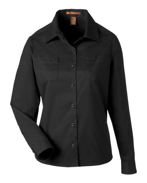 Harriton M585LW Women's Advantage IL Workshirt for custom printing in Montreal