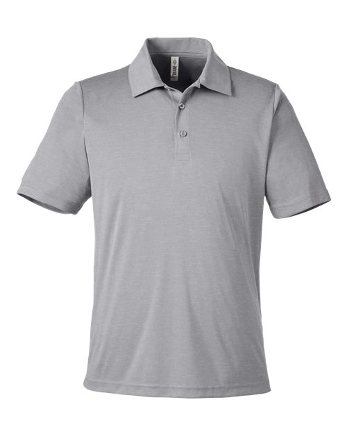 Team 365 TT51H Men's Zone Sonic Heather Performance Polo for custom printing in Montreal