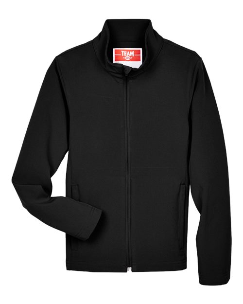 Team 365 TT80Y Youth Leader Soft Shell Jacket for custom printing in Montreal