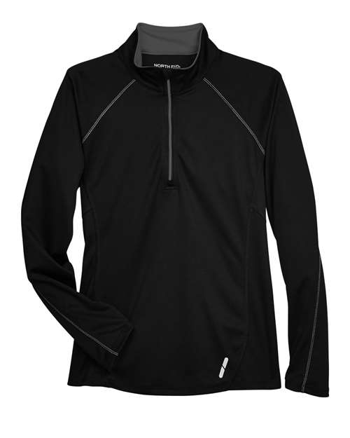North End 78187 Women's Radar Performance Quarter-Zip Pullover for custom printing in Montreal
