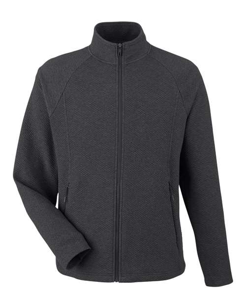 North End NE727 Men's Spirit Textured Full-Zip for custom printing in Montreal