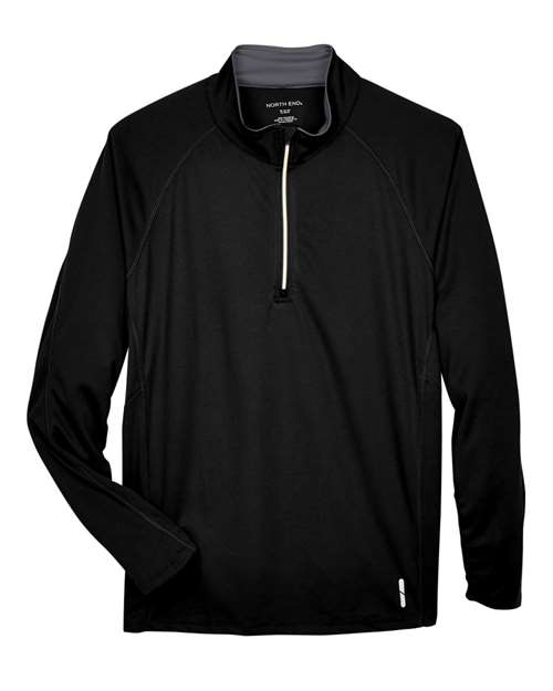 North End 88187 Men's Radar Performance Quarter-Zip Pullover for custom printing in Montreal
