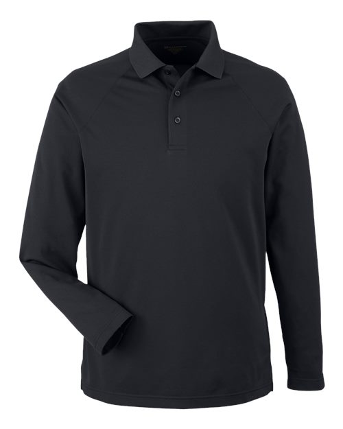 Harriton M208L Men's Charge Snag and Soil Protect Long Sleeve Polo for custom printing in Montreal